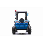 Elektrický traktor Blast s vlečkou - modrá